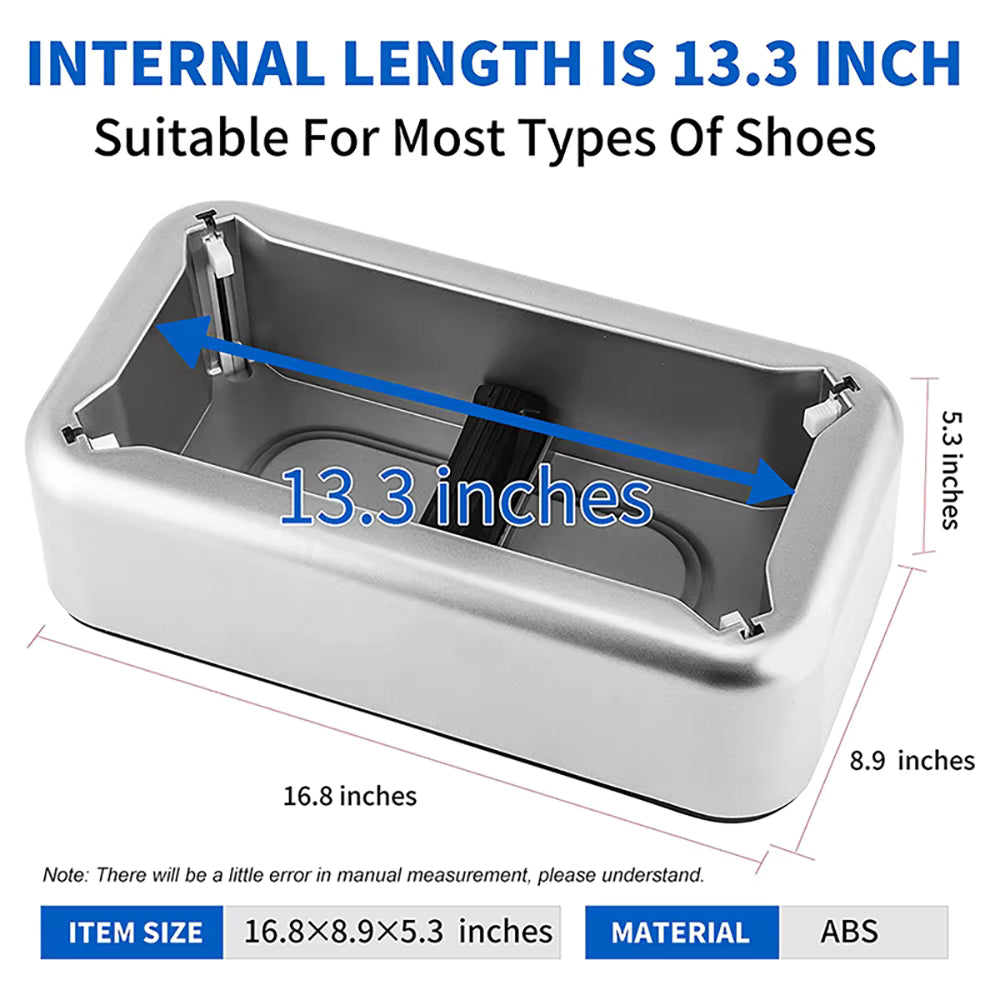 Baysler™ Automatic Shoe Cover Dispenser – Hands-Free, Cordless + 100 Covers Included