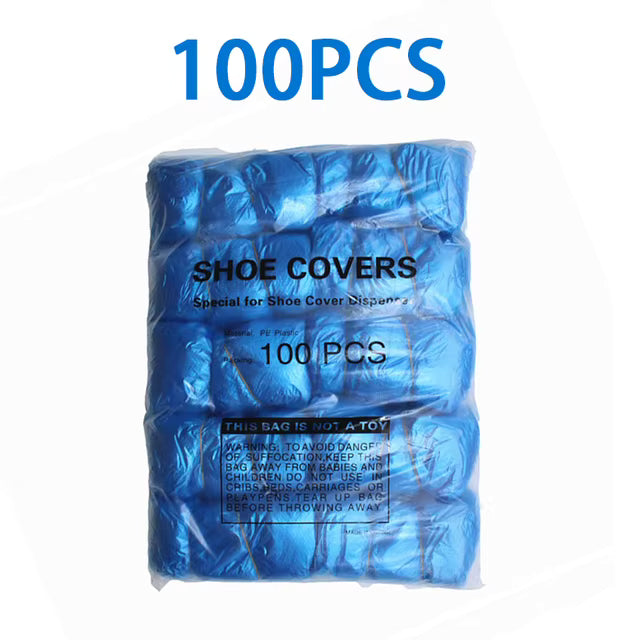 Baysler™ Automatic Shoe Cover Dispenser – Hands-Free, Cordless + 100 Covers Included